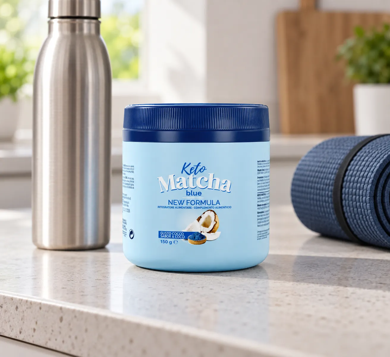 Keto Matcha Blue — opakowanie na co dzień