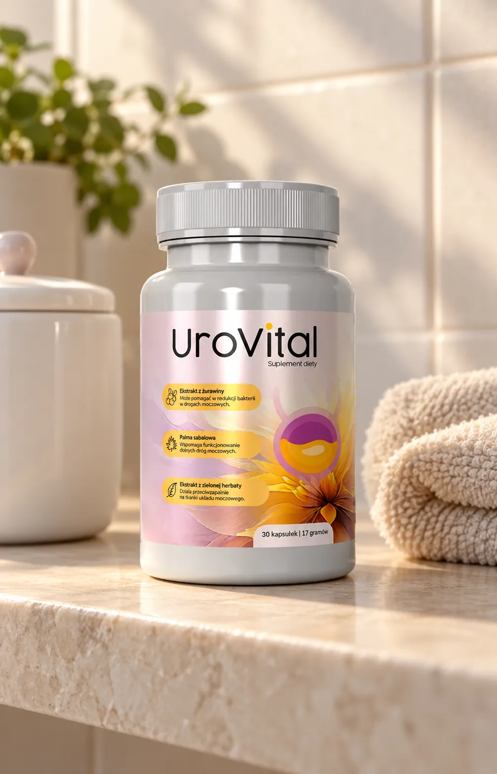 UroVital — opakowanie na co dzień