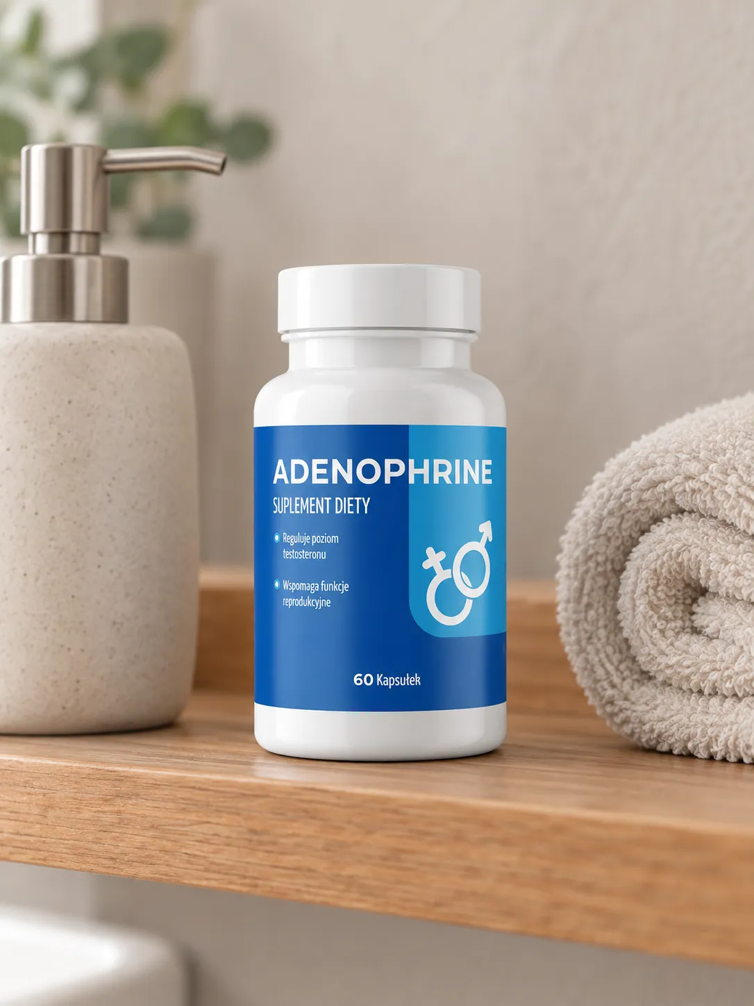 Adenophrine — opakowanie na co dzień